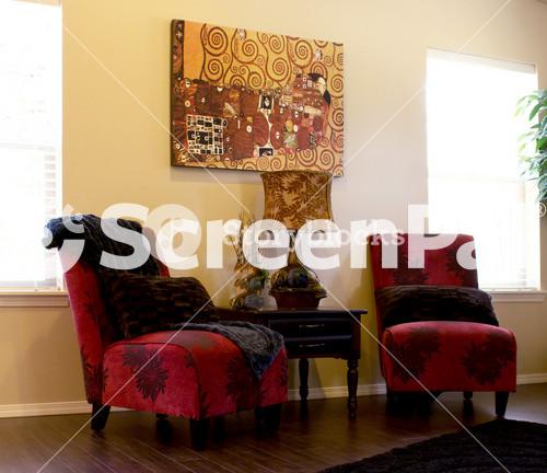 Vintage Sofa Chairs In Modern Room